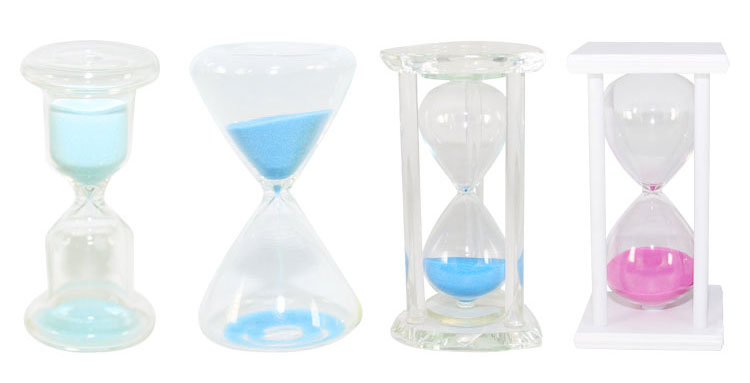 Glass Sandglass Clock Timer Hourglass for Home Decor Holiday Birthday Gifts