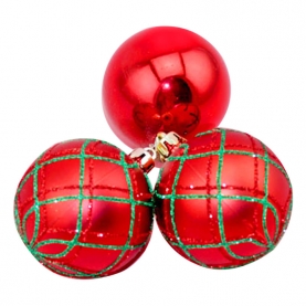 圣诞树饰品塑料球 